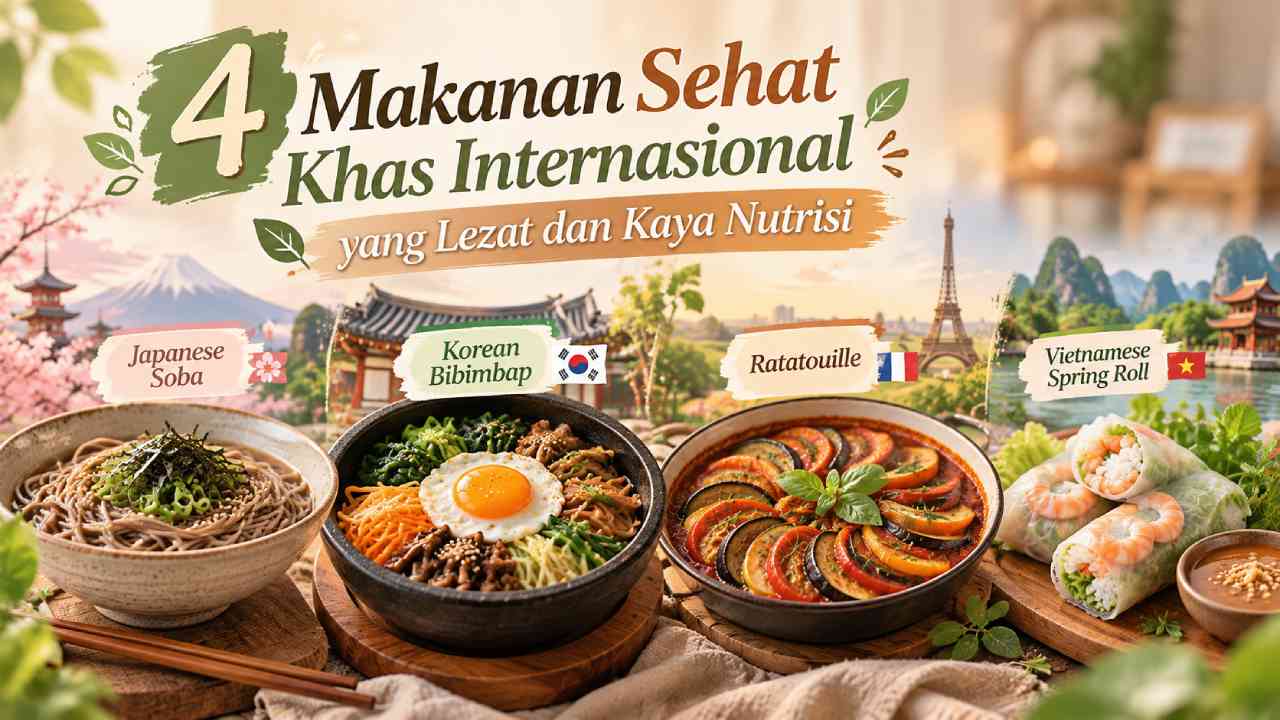 4 Makanan Sehat Khas Internasional yang Lezat dan Kaya Nutrisi