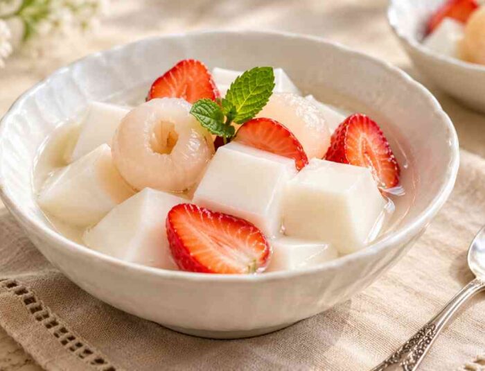 Almond Tofu, Dessert Sederhana dengan Tampilan Cantik dan Elegan