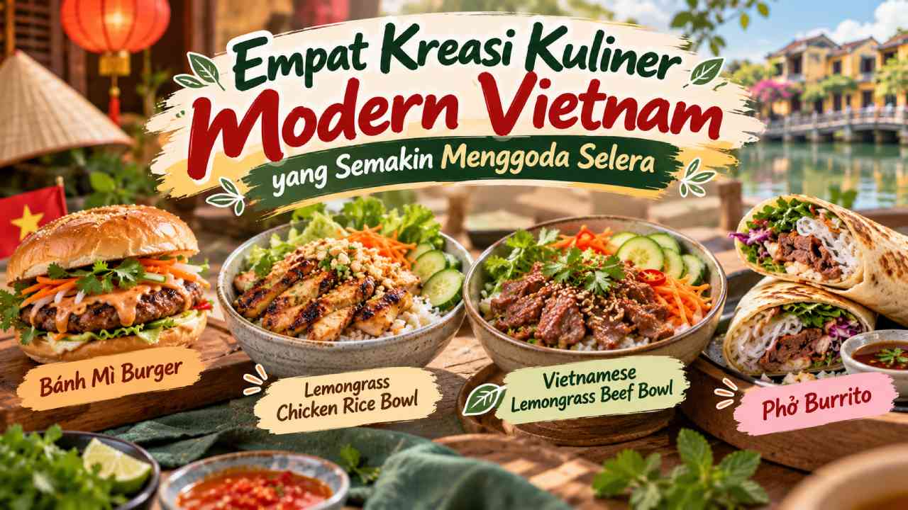 Empat Kreasi Kuliner Modern Vietnam yang Semakin Menggoda Selera
