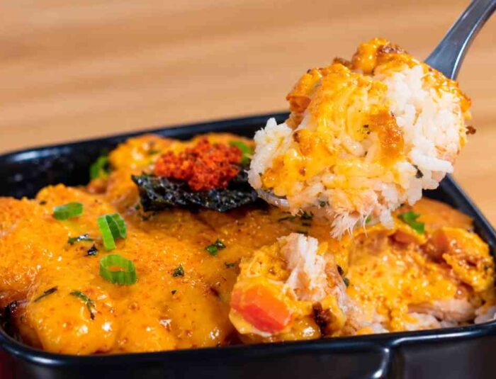 Salmon Mentai Rice, Hidangan Modern Jepang yang Creamy dan Menggugah Selera