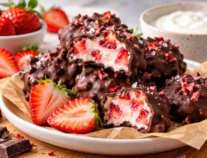 Strawberry Yogurt Clusters, Tren Dessert Beku dengan Rasa Menyegarkan