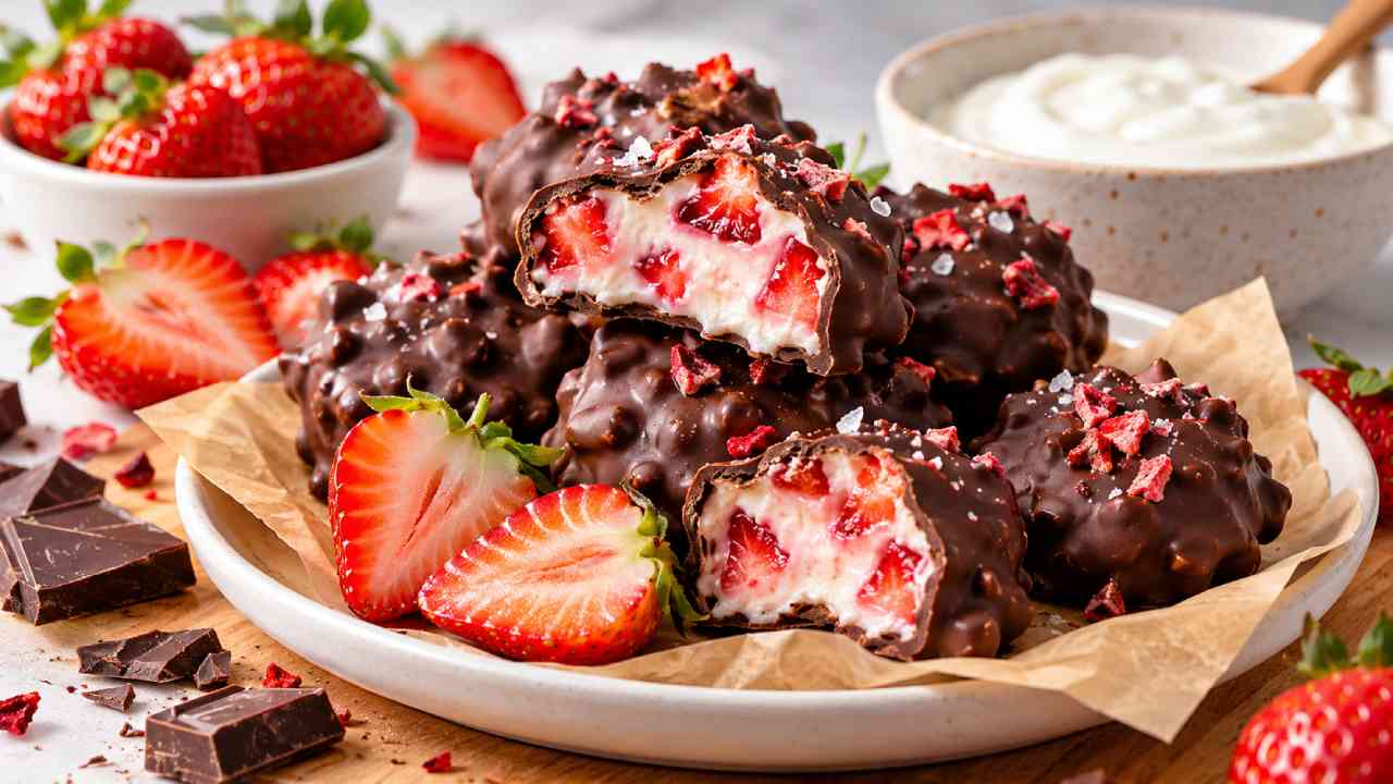 Strawberry Yogurt Clusters, Tren Dessert Beku dengan Rasa Menyegarkan